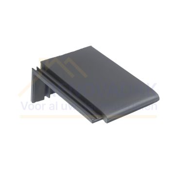 Chaperonpan 90° Monier Tuile Plat Platinagrijs Edelengobe