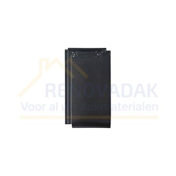Dakpan Monier Tuile Plat Inktzwart Mat verglaasd