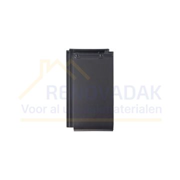 Dakpan Monier Tuile Plat Zwart vol donker Engobe