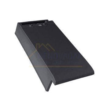 Gevelpan Links Monier Tuile Plat Inktzwart Mat verglaasd