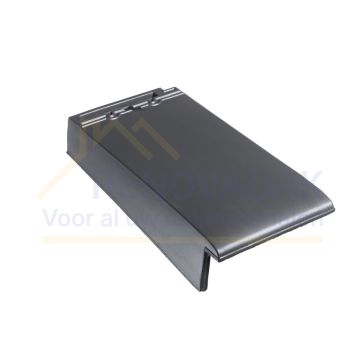 Gevelpan Links Monier Tuile Plat Platinagrijs Edelengobe