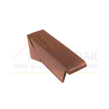 Halve Chaperongevelpan Links 70° Monier Tuile Plat Natuurrood Naturel