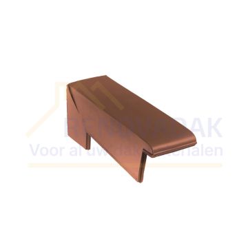 Halve Chaperongevelpan Links 90° Monier Tuile Plat Natuurrood Naturel