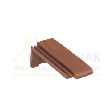 Halve Chaperonpan 90° Monier Tuile Plat Natuurrood Naturel