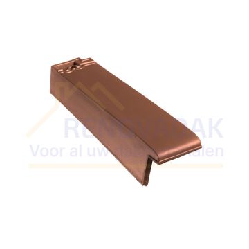 Halve Gevelpan Links Monier Tuile Plat Natuurrood Naturel