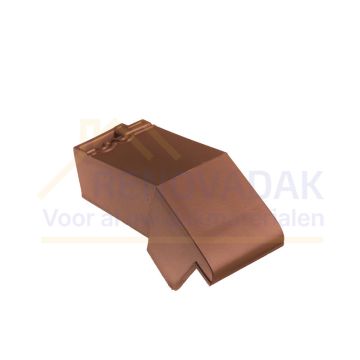 Halve Knikgevelpan Links 140° Monier Tuile Plat Natuurrood Naturel