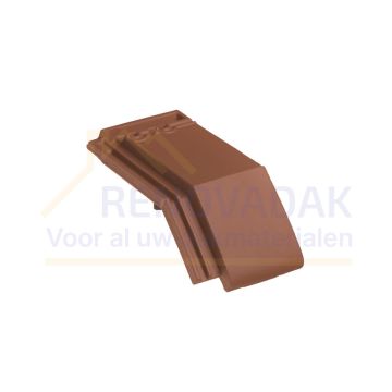 Halve Knikgevelpan Rechts 140° Monier Tuile Plat Natuurrood Naturel