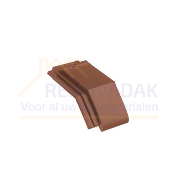 Halve Knikpan 140° Monier Tuile Plat Natuurrood Naturel