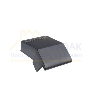 Knikgevelpan Links 140° Monier Tuile Plat Platinagrijs Edelengobe