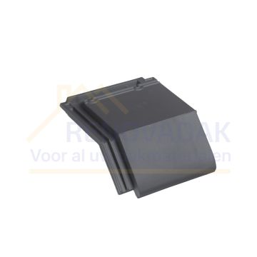 Knikpan 140° Monier Tuile Plat Platinagrijs Edelengobe