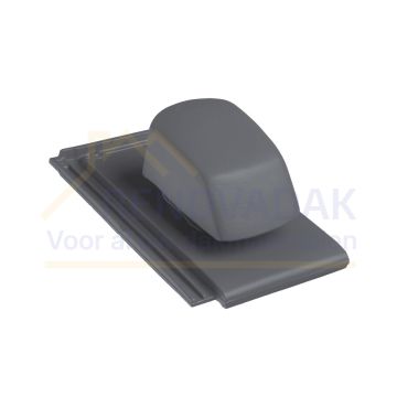 Ontluchtingspan Monier Tuile Plat Platinagrijs Edelengobe