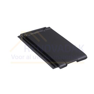Ventilatiepan Monier Tuile Plat Zwart vol donker Engobe