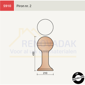 Piron nr. 2 Koramic VHV Klassiek