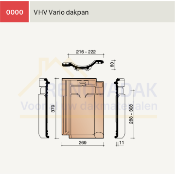 Dakpan Koramic VHV Vario
