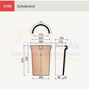 Schub Vorst Koramic VHV Vario Natuurrood+ Naturel